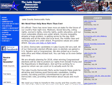 Tablet Screenshot of lakedems.org